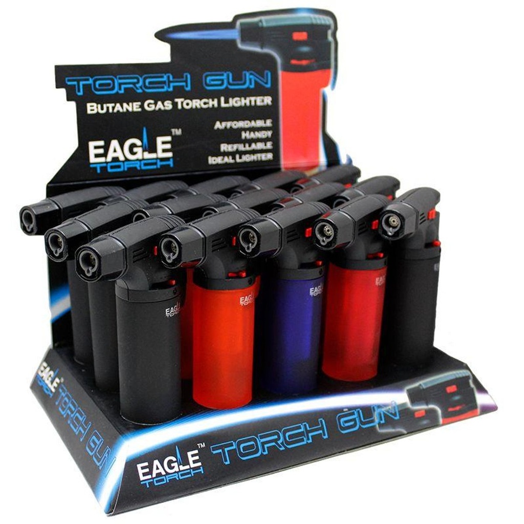 [36807] EAGLE TORCH 15CT 4" SOFT TOUCH FROSTED