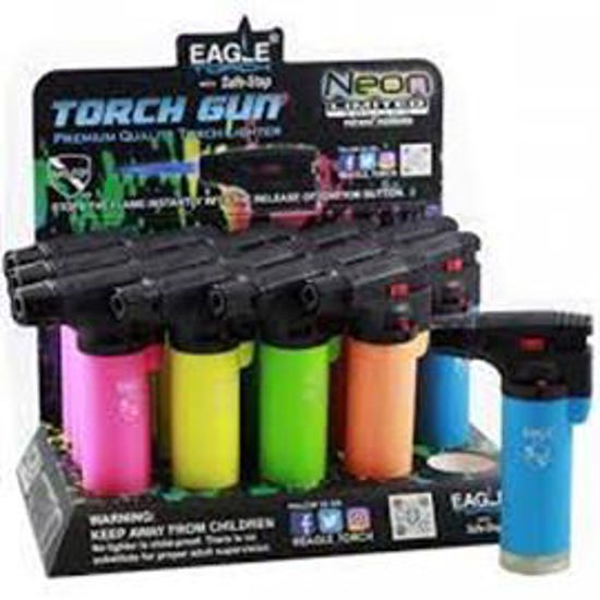 [36809] EAGLE TORCH 15CT 4" SOFT TOUCH NEON