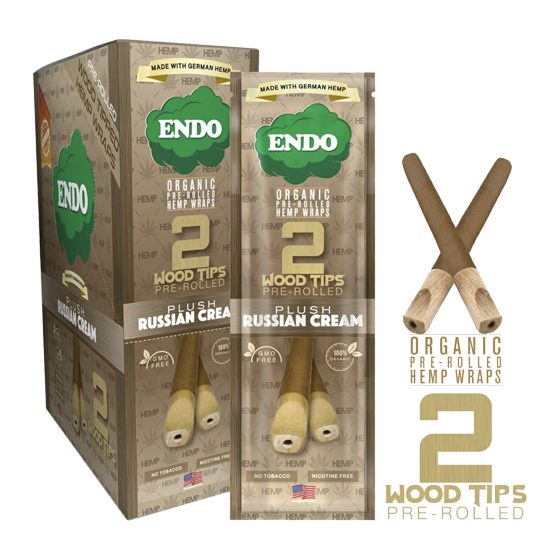 [23438] ENDO WOOD TIP 15/2CT RUSSIAN CREAM