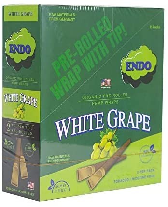 [23437] ENDO WOOD TIP 15/2CT WHITE GRAPE
