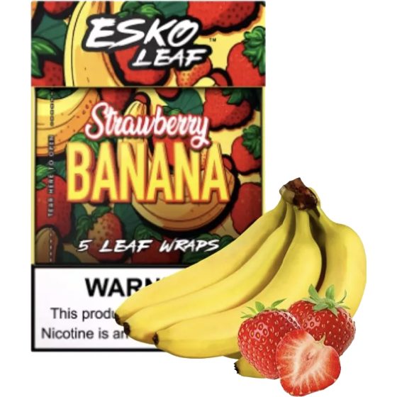 [1047] ESKO LEAF WRAP 40CT STRAWBERRY BANANA