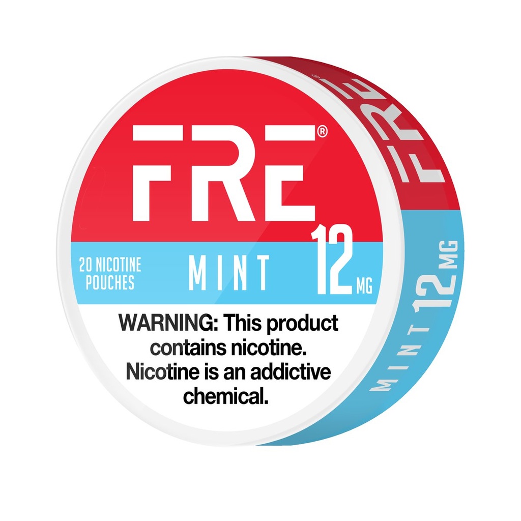 [36772] FRE NICOTINE POUCH 12MG 5CT MINT