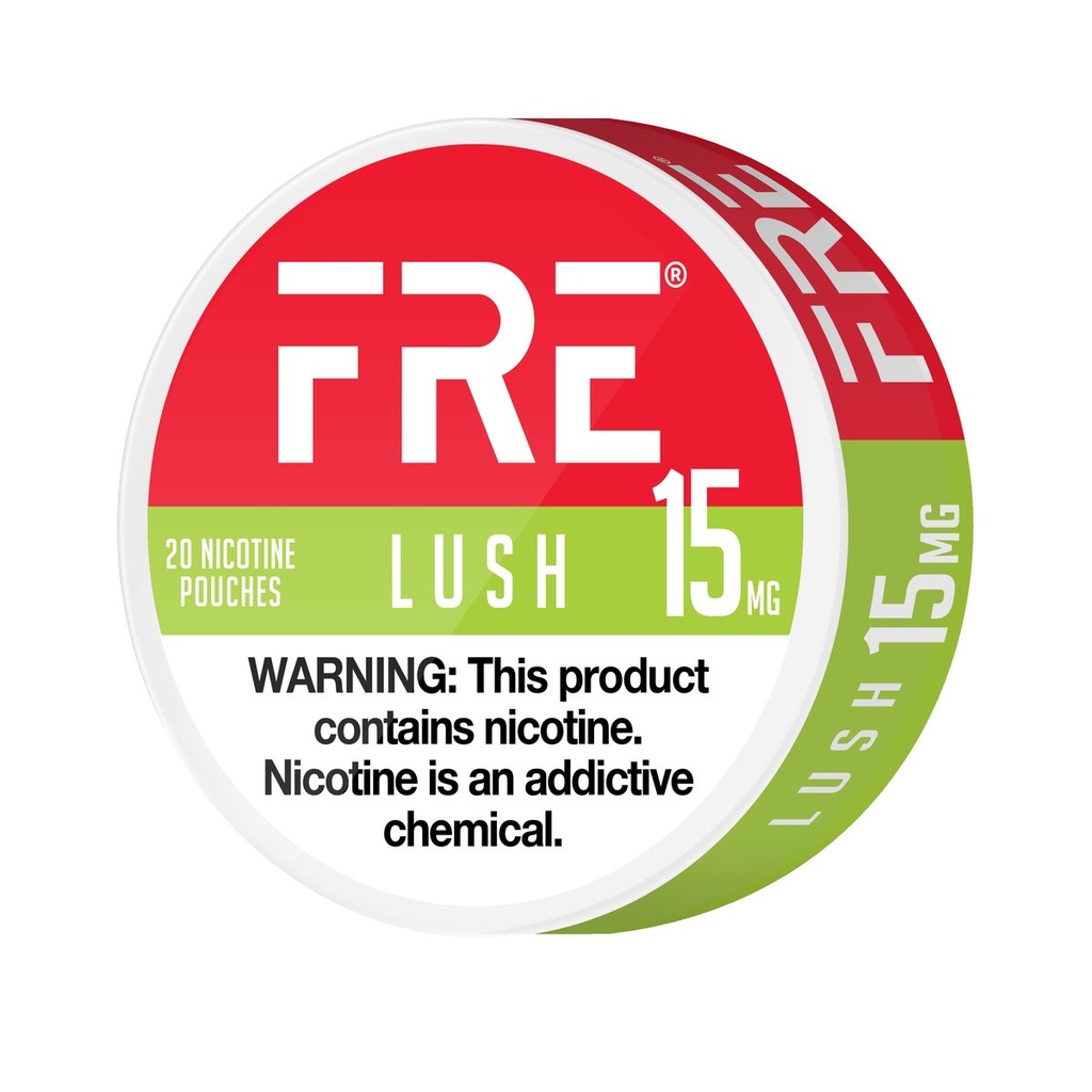 [36774] FRE NICOTINE POUCH 15MG 5CT LUSH