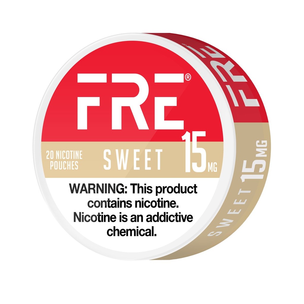 [36770] FRE NICOTINE POUCH 15MG 5CT SWEET