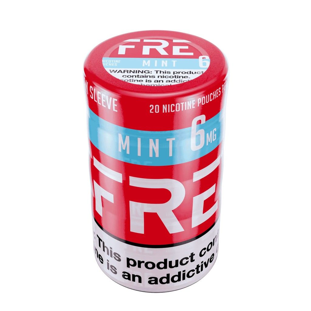 [36763] FRE NICOTINE POUCH 6MG 5CT MINT