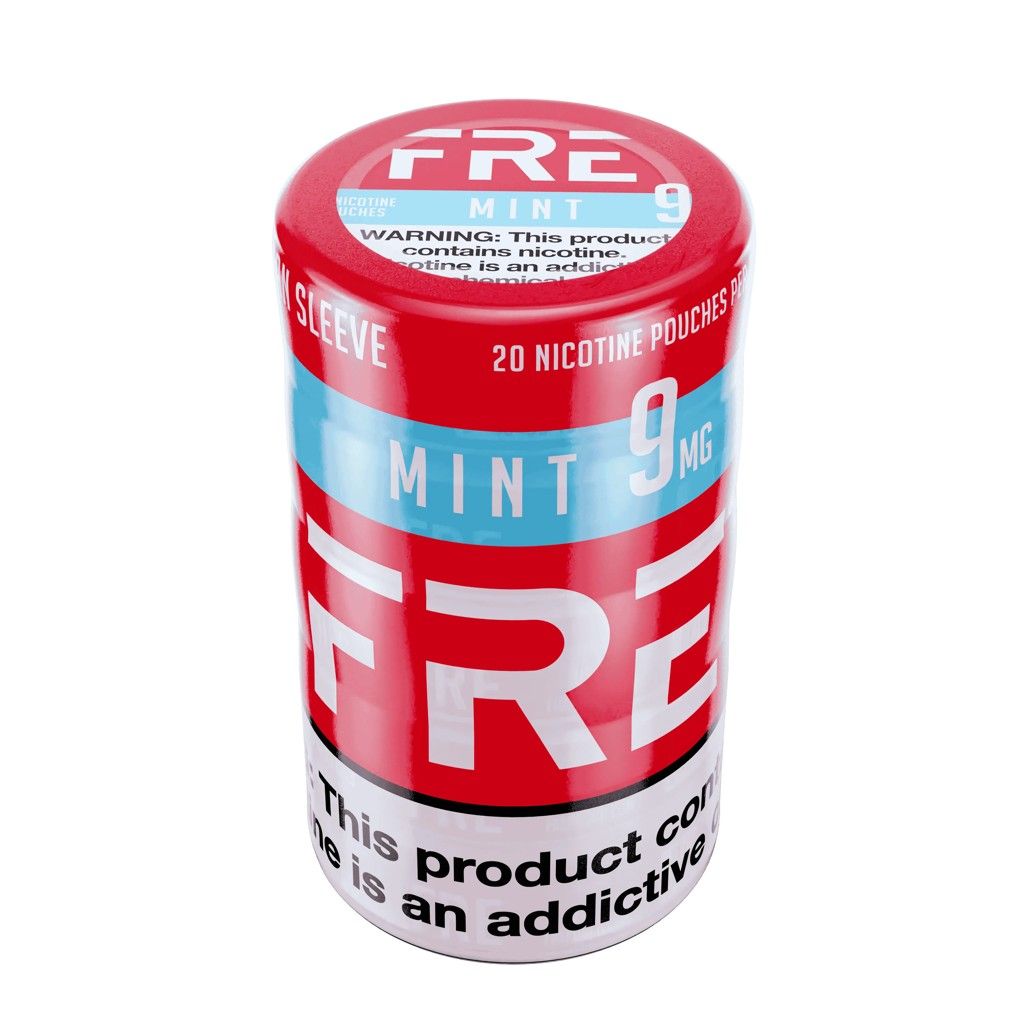 [36764] FRE NICOTINE POUCH 9MG 5CT MINT