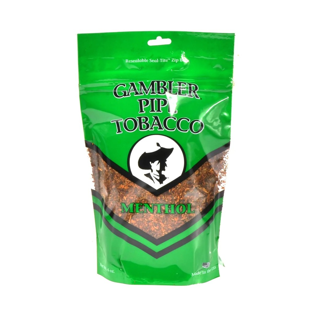 [1303] GAMBLER TOBACCO 6OZ MENTHOL