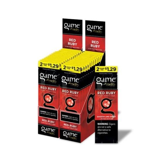 [41067] GAME 30CT 2/$1.29 RUBY RED