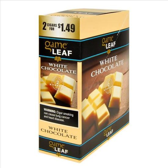 [1498] GAME LEAF 15CT 2/$1.49 WHITE CHOCOLATE