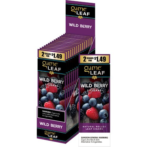 [1432] GAME LEAF 15CT 2/$1.49 WILD BERRY