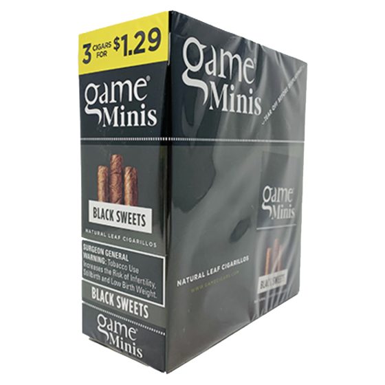 [23777] GAME MINI $1.29 15/3CT BLACK