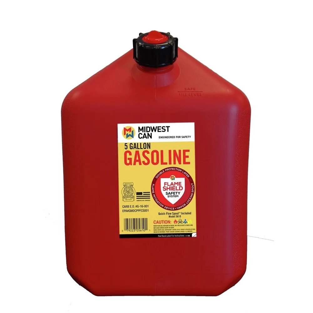 [20605] GASOLINE CAN MIDWEST 5 GALLON