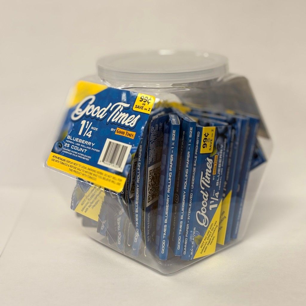 [35447] GOOD TIMES 25CT JAR $.99 1.25 BLUEBERRY