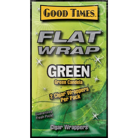 [22106] GOOD TIMES 25CT FLAT WRAP GREEN
