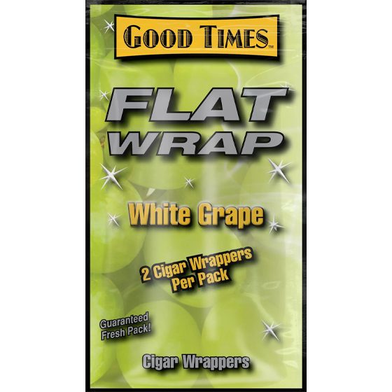 [22042] GOOD TIMES 25CT FLAT WRAP WHITE GRAPE