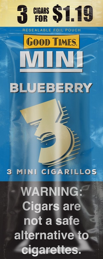 [22043] GOOD TIMES MINI 15CT 3/$1.19 BLUEBERRY
