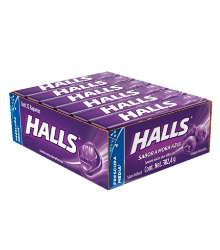 [25167] HALLS 12CT MORA AZUL