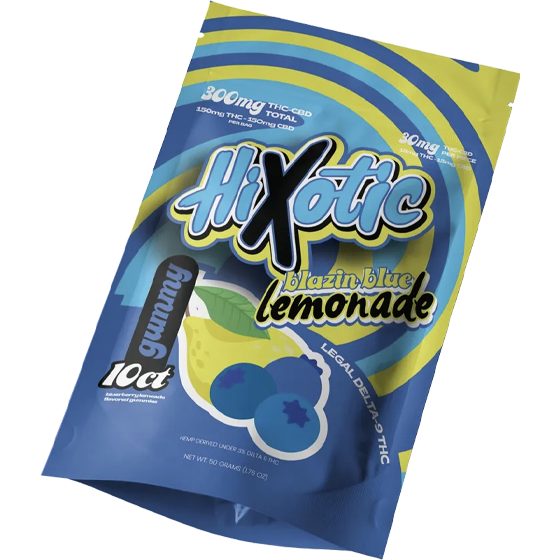 [70121] HIXOTIC GUMMY 10CT BLUE LEMONADE