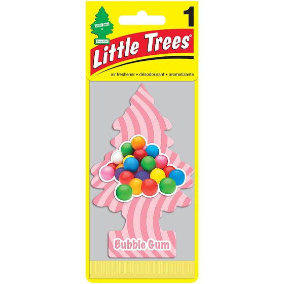 [24405] LITTLE TREES STRIP 24CT BUBBLE GUM