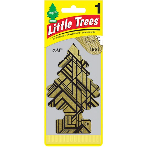 [24407] LITTLE TREES STRIP 24CT GOLD