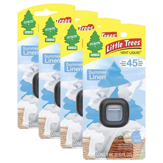 [23748] LITTLE TREES VENT LIQ 4/1CT SUMMER LINEN