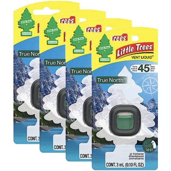 [23751] LITTLE TREES VENT LIQ 4/1CT TRUE NORTH