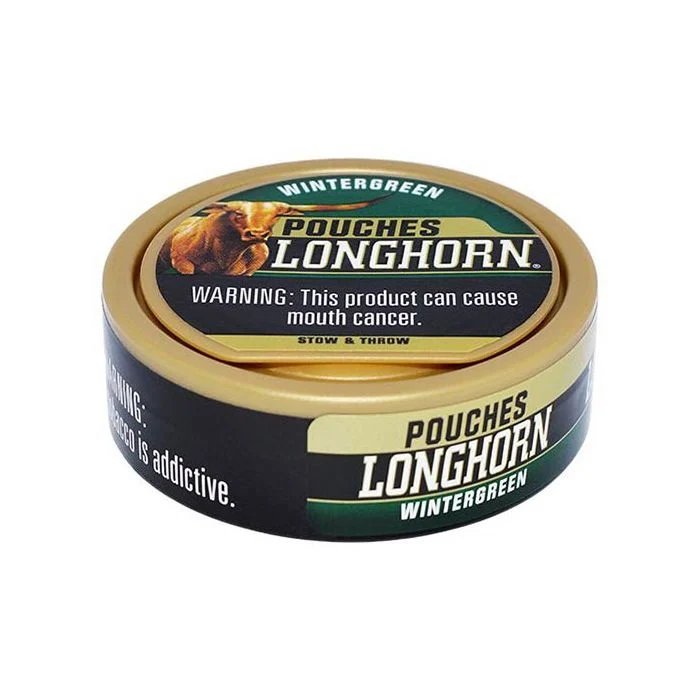 [1164] LONGHORN 5CT POUCH WINTERGREEN