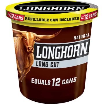 [1144] LONGHORN TUB 14.4OZ LONG CUT NATURAL