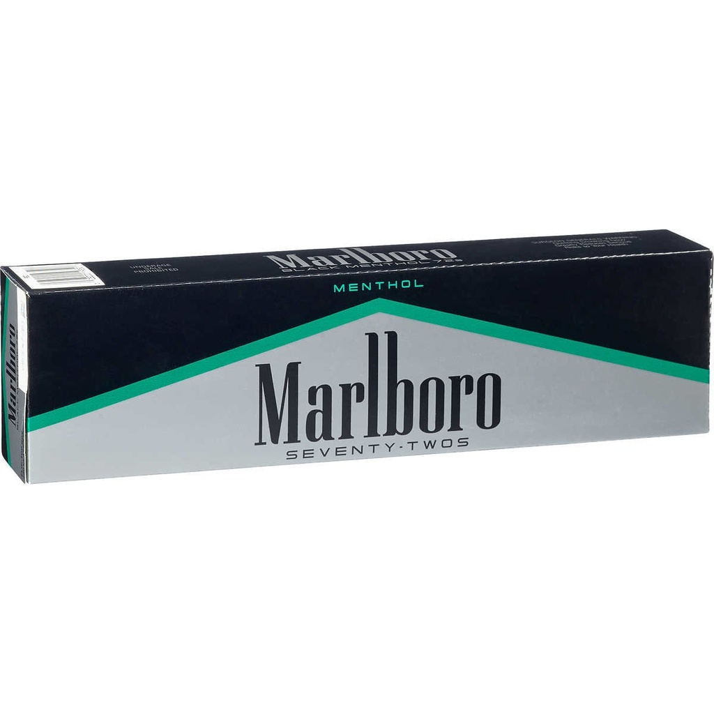 [40546] MARLBORO 72MM BOX MENTHOL BLACK