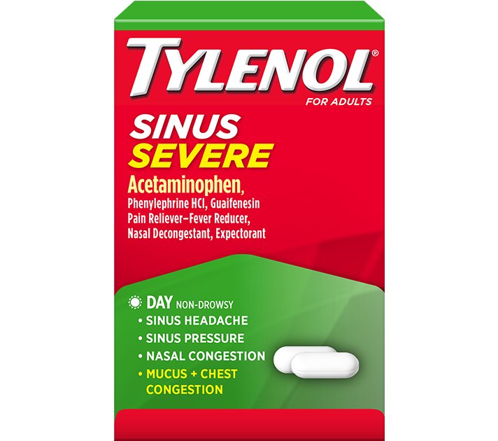 [24206] MED BOX 20CT TYLENOL SINUS