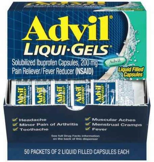 [24852] MED BOX 25CT ADVIL LIQ GEL