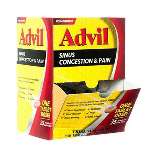 [20016] MED BOX 25CT ADVIL SINUS CONG & PAIN