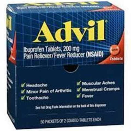 [20998] MED BOX 50CT ADVIL TABLETS
