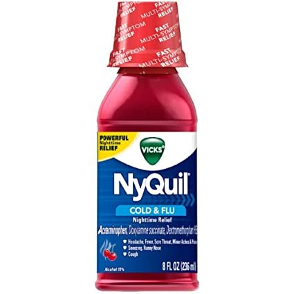 NYQUIL 8FL OZ COLD & FLU CHERRY