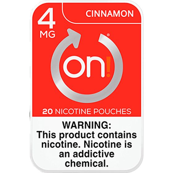 [36022] ON! NICOTINE 2MG 5CT POUCH CINNAMON