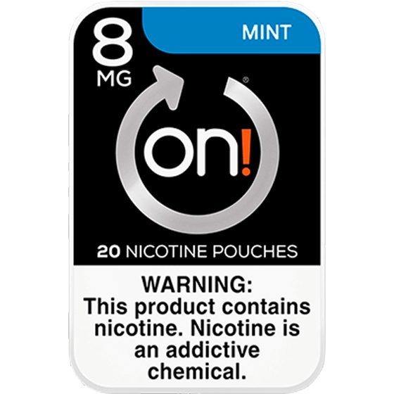 [36729] ON! NICOTINE 2MG 5CT POUCH MINT