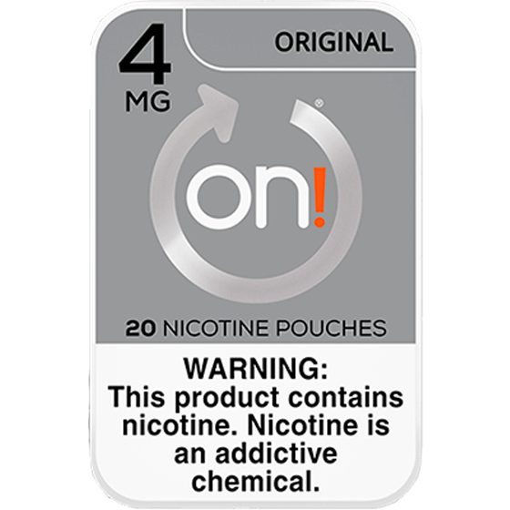 [36731] ON! NICOTINE 2MG 5CT POUCH ORIGINAL