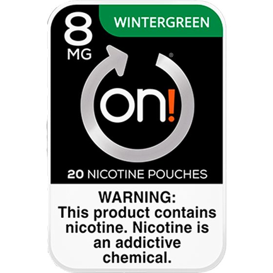 [36730] ON! NICOTINE 2MG 5CT POUCH WINTERGREEN