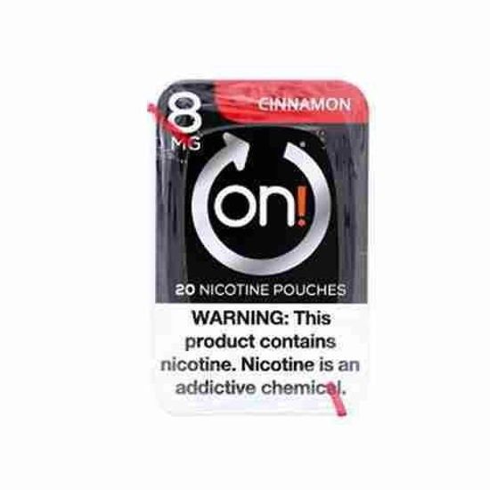 [36718] ON! NICOTINE 8MG 5CT POUCH CINNAMON