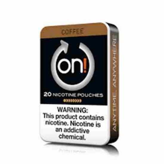 [36720] ON! NICOTINE 8MG 5CT POUCH COFFEE