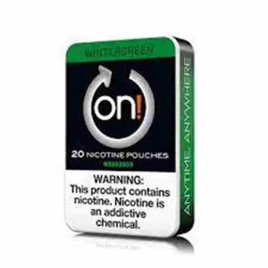 [36723] ON! NICOTINE 8MG 5CT POUCH WINTERGREEN