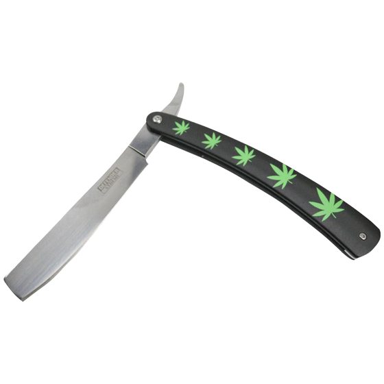 [13240] RAZOR 6" GREEN LEAVES