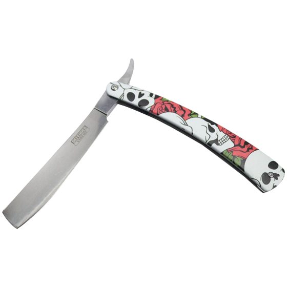 [13242] RAZOR 6" WHITE SKULL