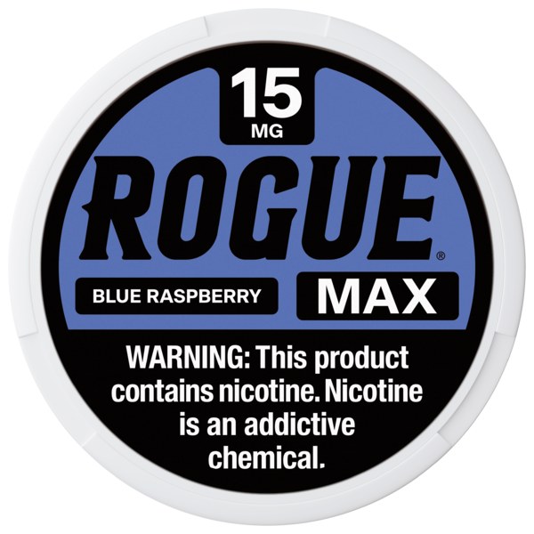 [1198] ROGUE MAX 5CT 15MG BLUE RASPBERRY