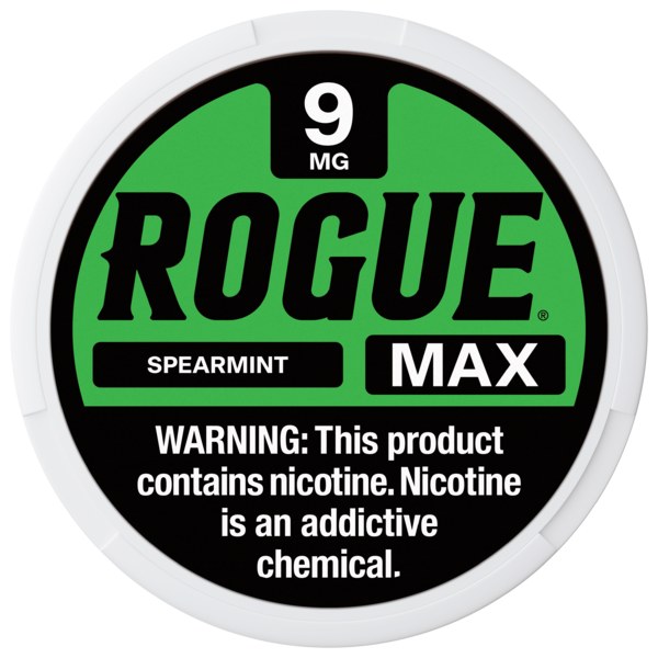 [1182] ROGUE MAX 5CT 9MG SPEARMINT
