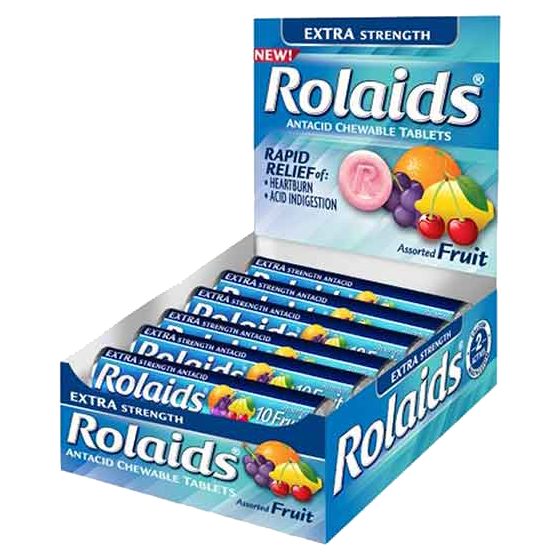 [20416] ROLAID 12CT EXTRA STRENGTH FRUIT