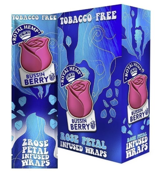 ROYAL BLUNT ROSE WRAP 25/2CT BUSSIN BERRY