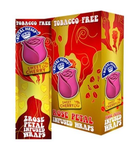 ROYAL BLUNT ROSE WRAP 25/2CT SWEET CHERRY