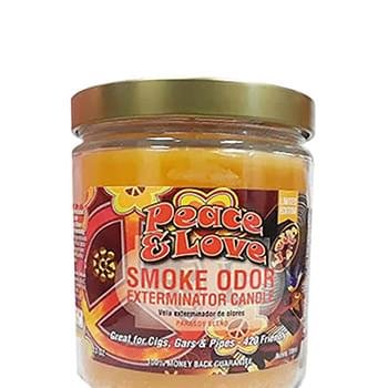 [37064] SMOKE ODOR 13OZ JAR PEACE & LOVE