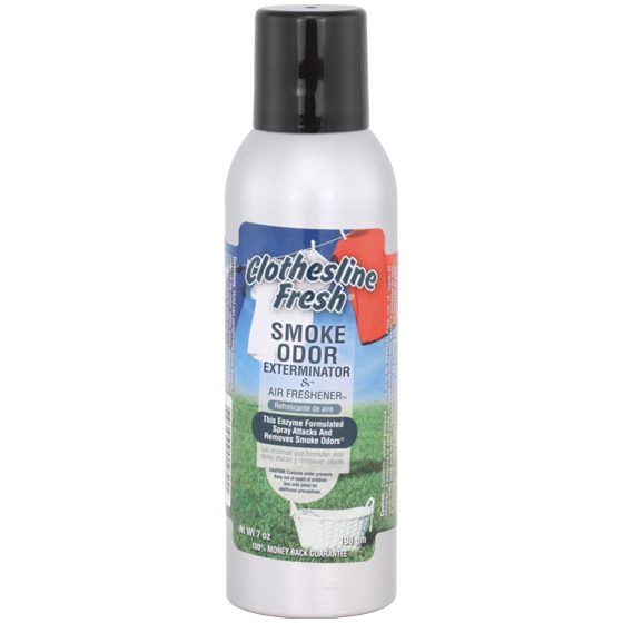 [37074] SMOKE ODOR 7OZ SPRAY CLOTHESLINE FRESH